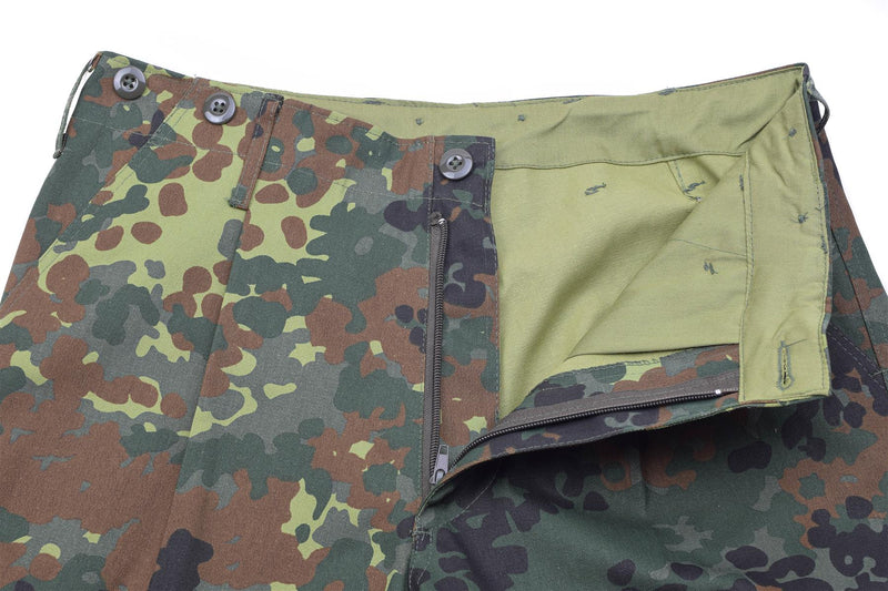 Pantalon cargo de style militaire allemand, pantalon de combat de l'armée de camouflage flecktarn ACU