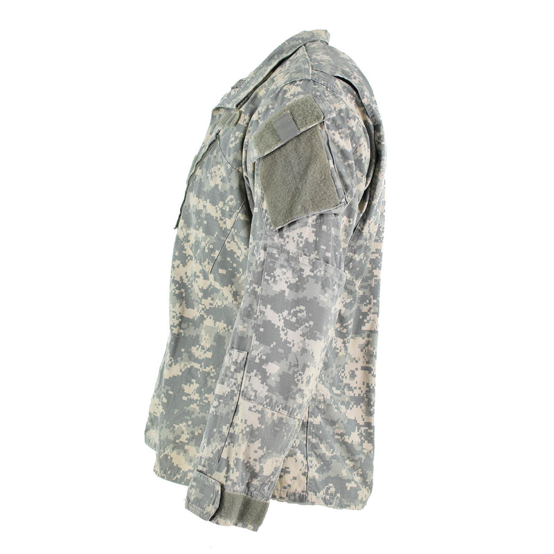 Veste de terrain authentique des troupes de l'armée américaine BDU chemises de camouflage numérique ACU édition militaire