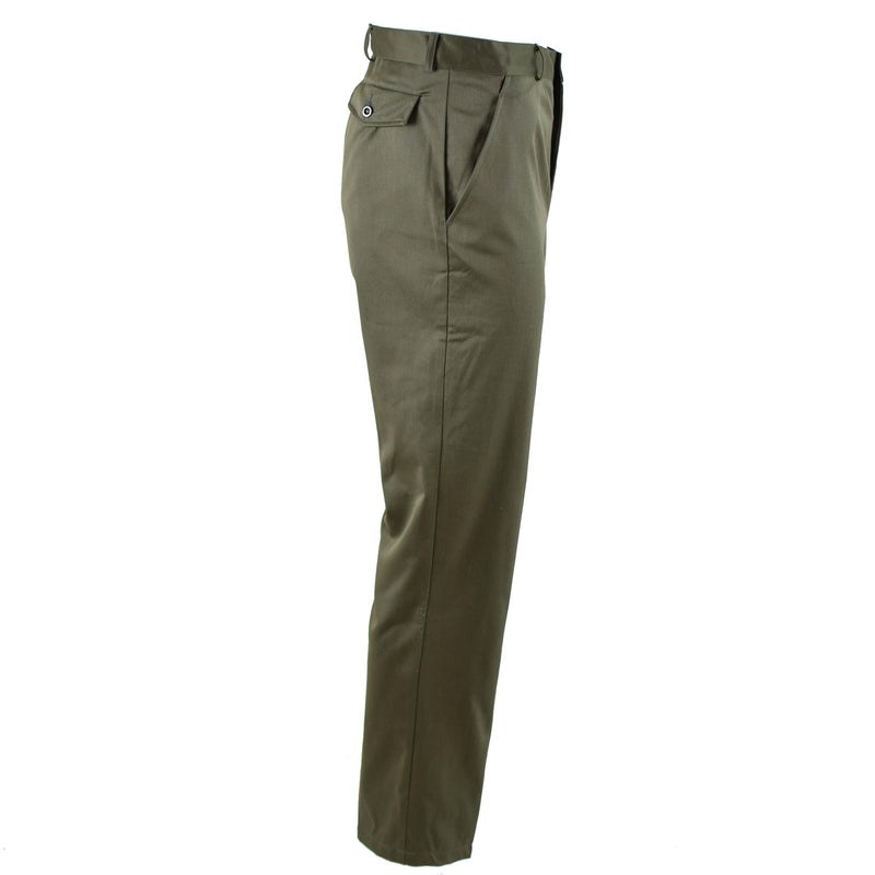 Pantalon de service militaire belge authentique OD Olive doublé militaire NEUF