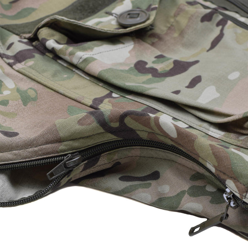 Veste de camouflage militaire tactique Leo Kohler en ripstop multicam