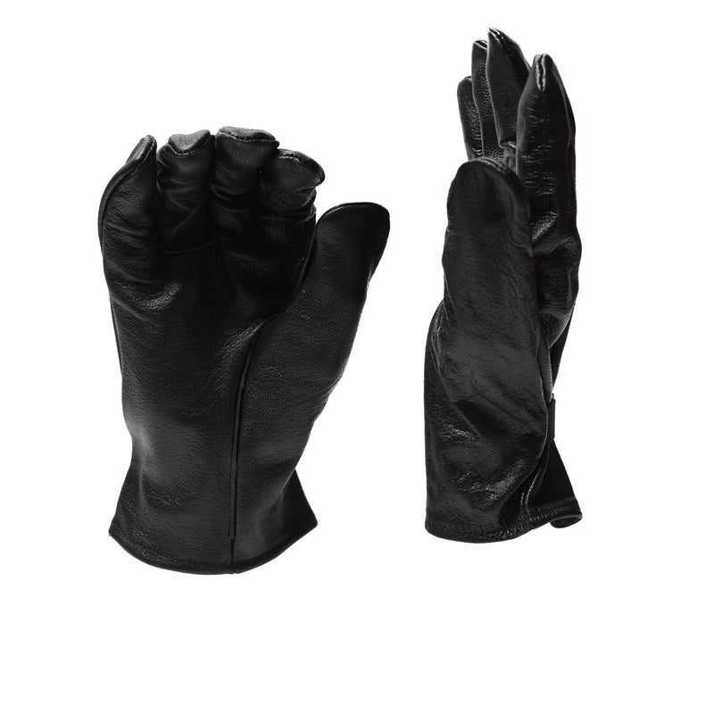 Gants tactiques en cuir noirs d'origine de l'armée belge, équipement militaire NEUF