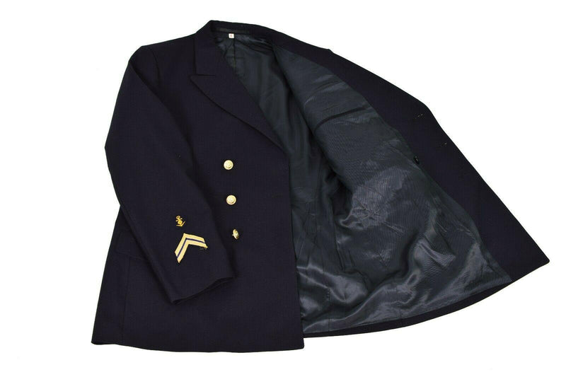 Veste de costume originale des Marines de l'armée allemande bleu marine uniforme militaire formel