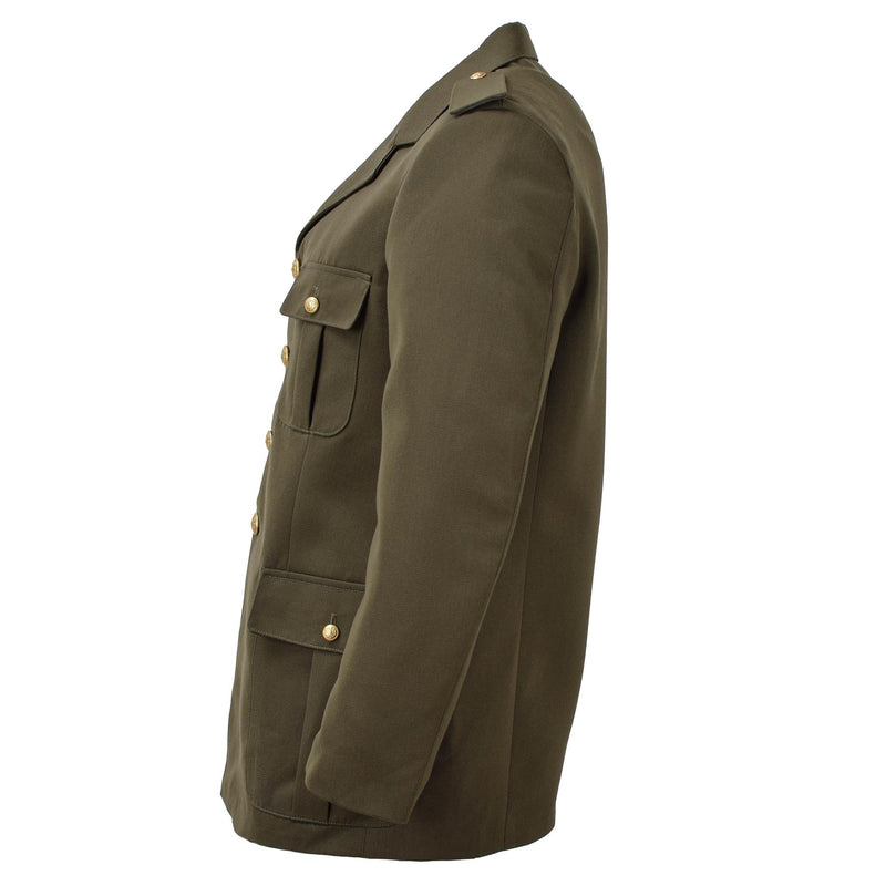 Veste militaire italienne d'origine VERDE, tenue de défilé vintage marron