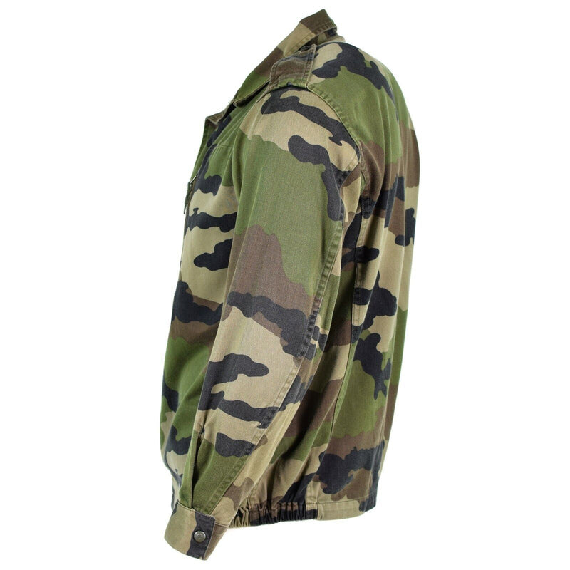 Véritable veste de combat F2 de l'armée française fatigue camouflage CE surplus militaire