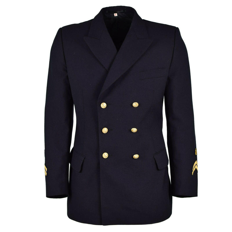 Veste de costume originale des Marines de l'armée allemande bleu marine uniforme militaire formel