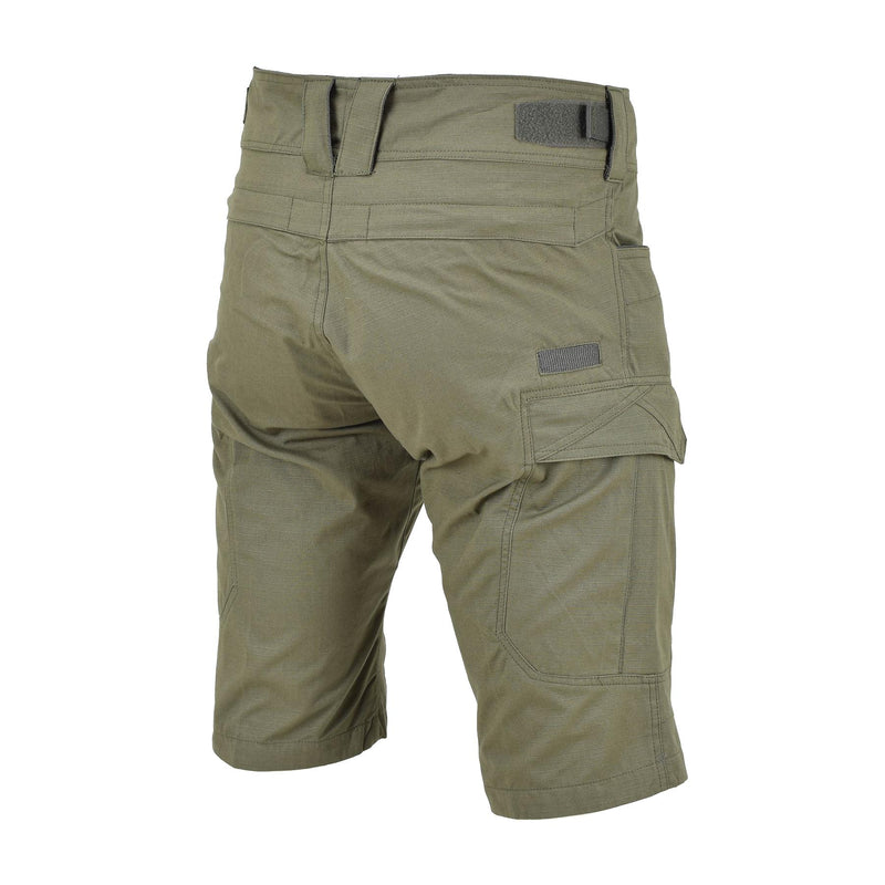 Short de style militaire de marque MFH bermuda en coton robuste ripstop olive uniforme NEUF