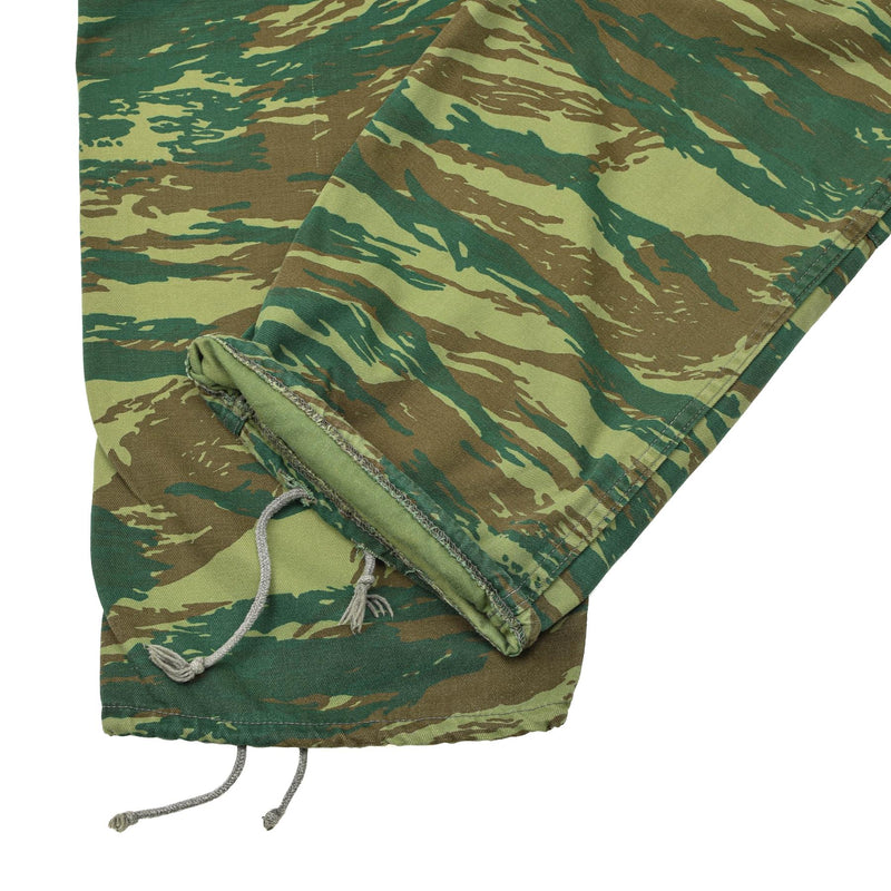 Pantalon BDU original de l'armée grecque camouflage lézard pantalon excédentaire militaire grec