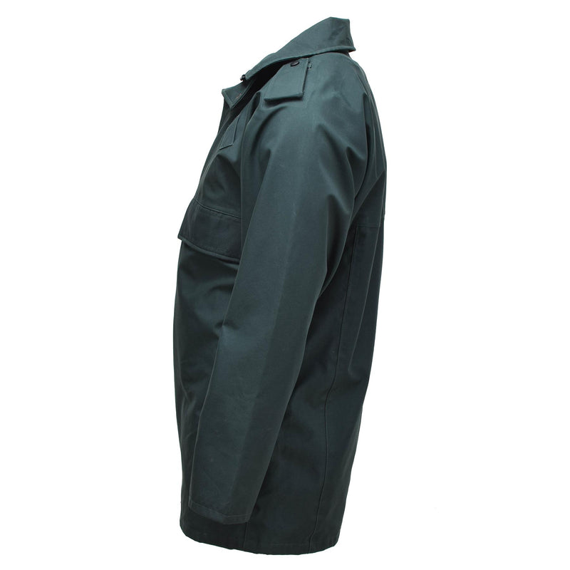 Anorak imperméable original de la police britannique, parka imperméable non doublée, vert