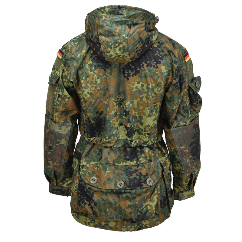 Veste militaire ripstop Leo Kohler en cordura tactique camouflage flecktarn