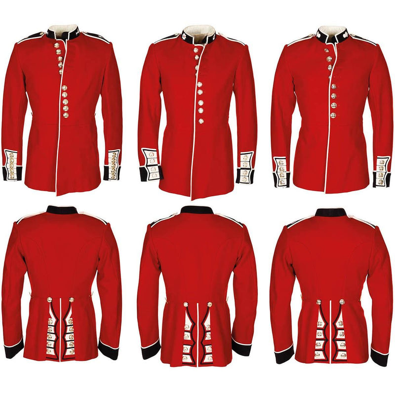 Veille de l'armée britannique authentique Uniforme tunique robe rouge écarlate gardiens irlandais cavalerie