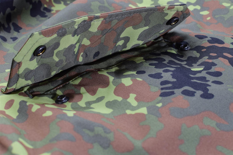 Veste de campagne de l'armée allemande de marque Mil-Tec GoreTex Flecktarn camouflage imperméable à l'eau