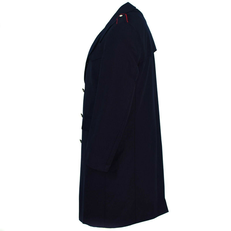 Véritable manteau de police militaire italien long carbinieri Italie trench coat avec doublure