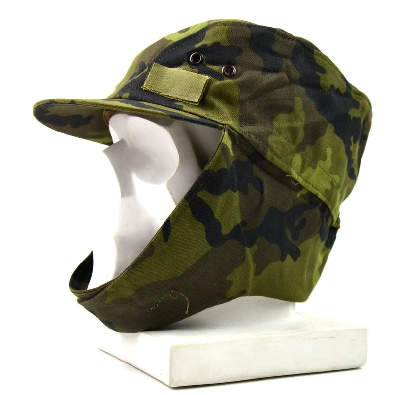 Casquette militaire originale de l'armée tchèque M 95 camouflage CZ chapeau de combat sur le terrain woodland NEUF