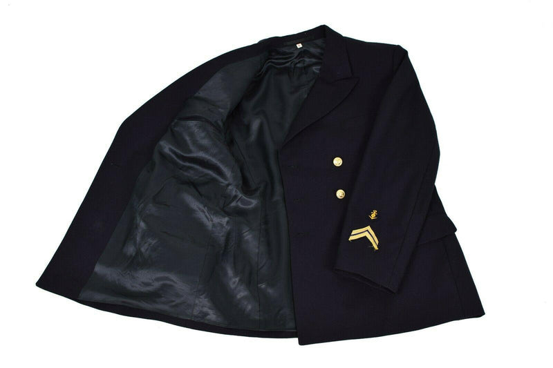 Veste de costume originale des Marines de l'armée allemande bleu marine uniforme militaire formel