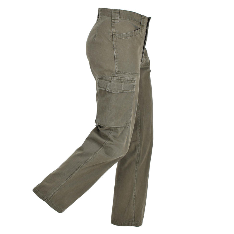 Pantalon de travail cargo original de l'armée autrichienne, pantalon classique de service sur le terrain olive