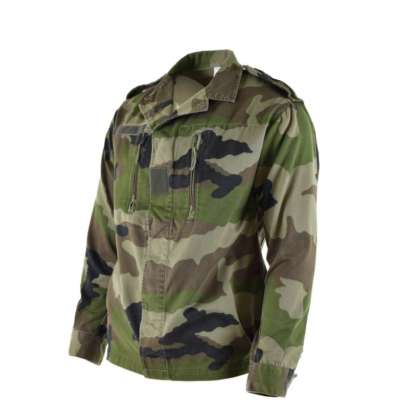 Véritable veste de combat F2 de l'armée française fatigue camouflage CE surplus militaire