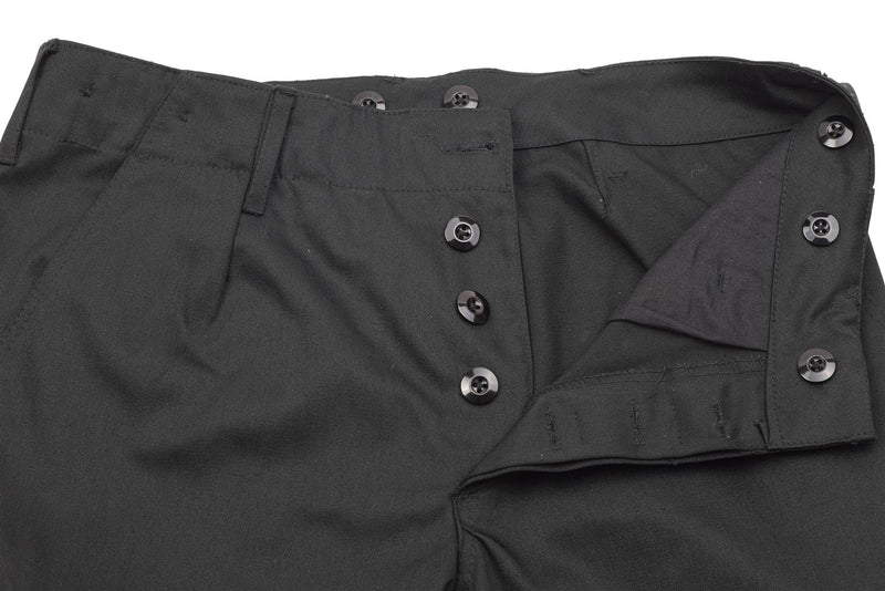 Pantalon en moleskine de style militaire allemand, pantalon d'uniforme de combat noir durable NEUF