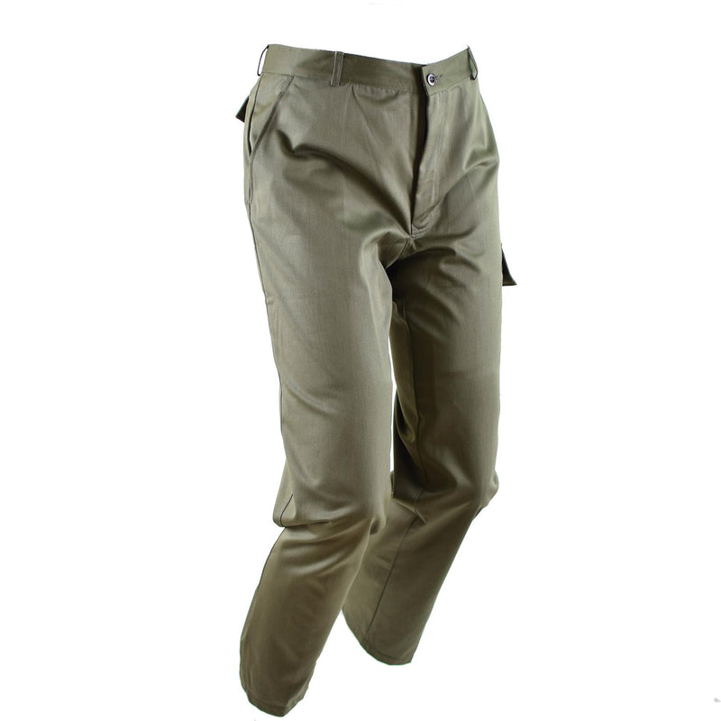 Pantalon de service militaire belge authentique OD Olive doublé militaire NEUF