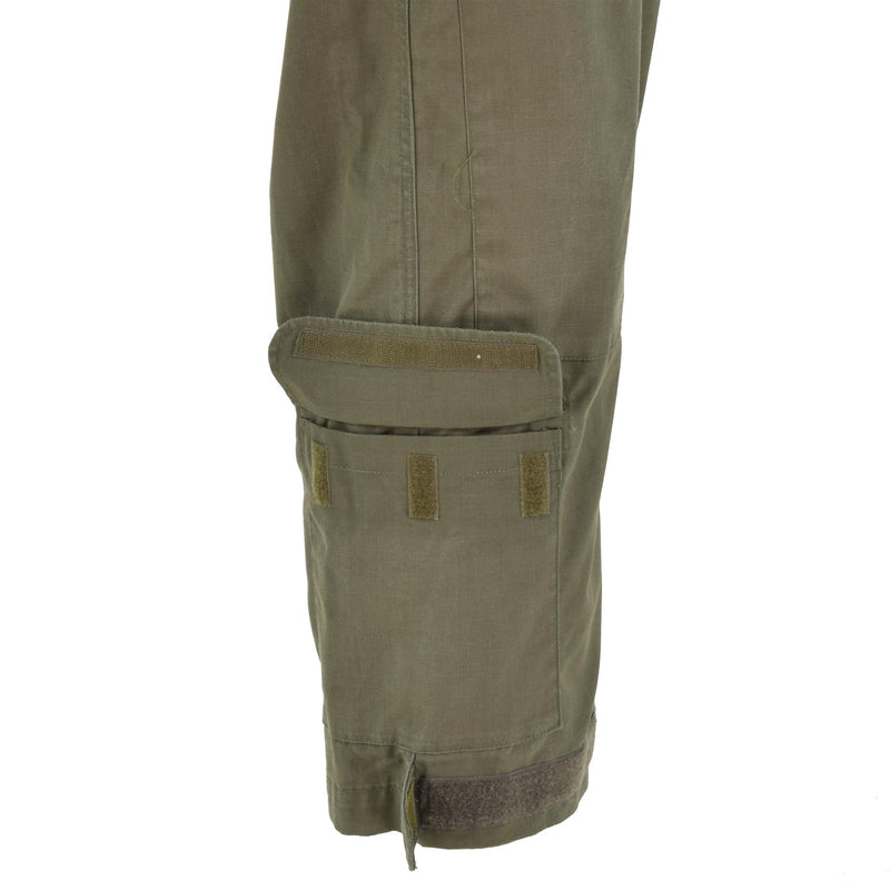 Combinaison de l'armée autrichienne originale en ripstop vert olive, surplus militaire