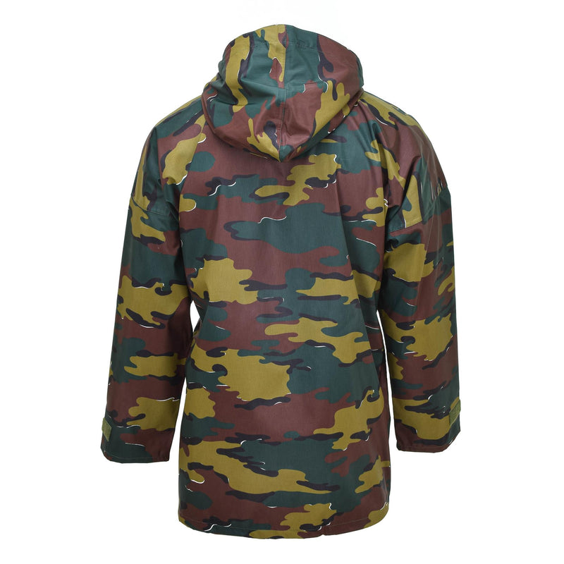 VESTE IMPERMÉABLE GORETEX SEYNTEX AUTHENTIQUE DE L'ARMÉE BELGE PARKA À CAPUCHE JIGSAW NEUF