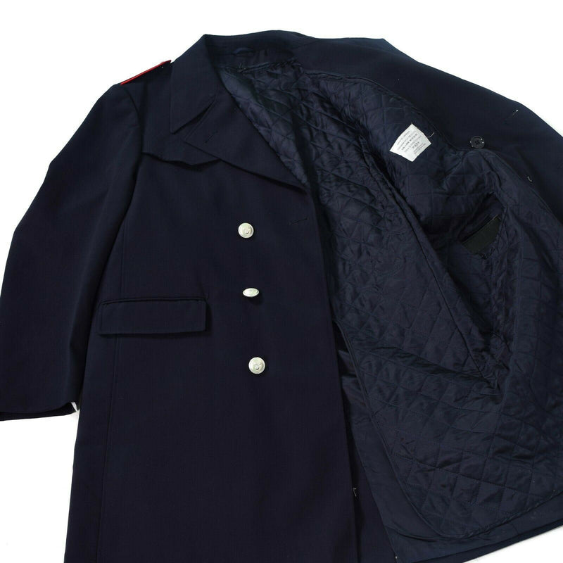 Véritable manteau de police militaire italien long carbinieri Italie trench coat avec doublure