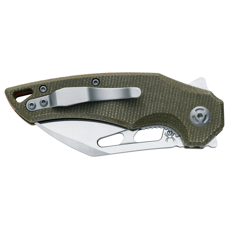 Couteau de poche pliant Fox Knives ARTAX Drop Point en acier inoxydable UNI 8Cr13MoV