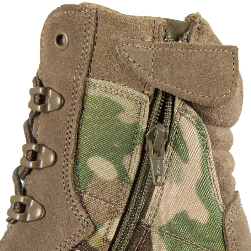 Bottes Teesar TACTICAL MULTICAM à fermeture éclair latérale pour la chasse, la randonnée, le trekking, chaussures de service