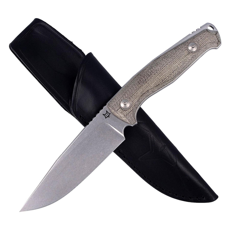 Couteau compact à lame fixe FoxKnives TUR, compagnon quotidien léger en acier N690Co