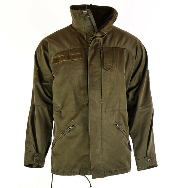 Veste de combat de montagne originale de l'armée autrichienne BH en ripstop militaire olive drab OD