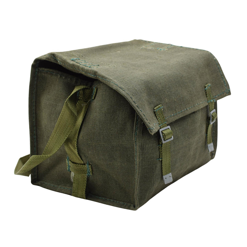 Sac à pain rétro original de l'armée polonaise vintage vert olive Haversack NEUF