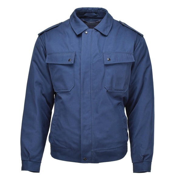 Veste militaire néerlandaise originale doublure matelassée amovible bleu surplus des Pays-Bas