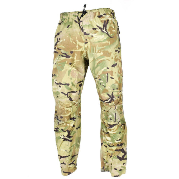 Pantalon de pluie camouflage MTP de combat militaire de l'armée britannique authentique imperméable Goretex