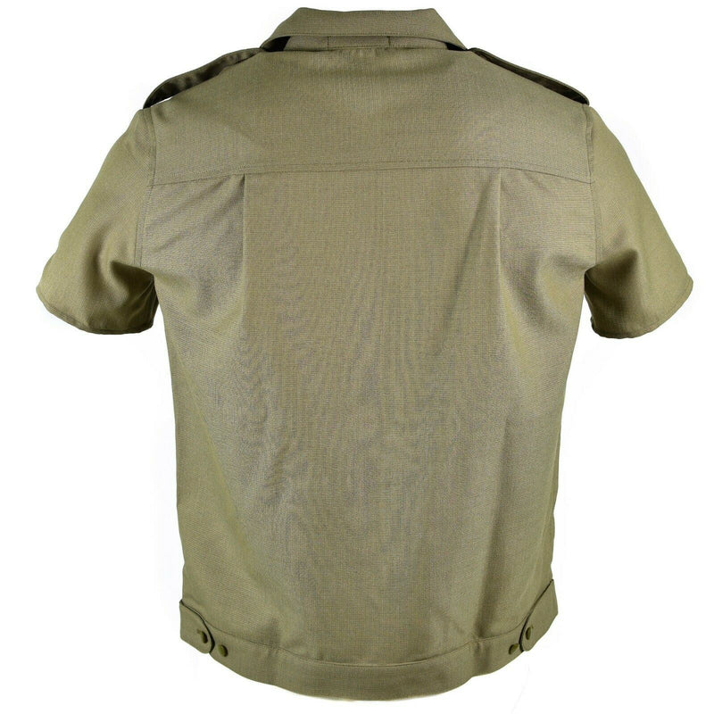 Véritable chemise de l'armée hongroise kaki officier manches courtes militaire hongrois NEUF