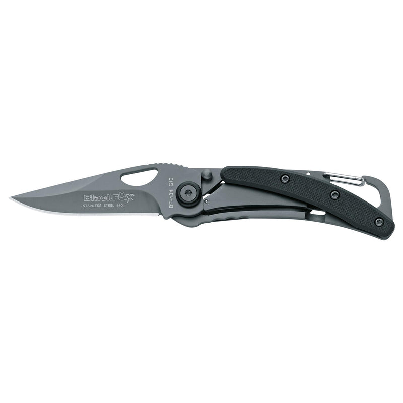 Couteau de poche pliant Fox Knives BF-434 G10 Drop Point en acier inoxydable AISI 440