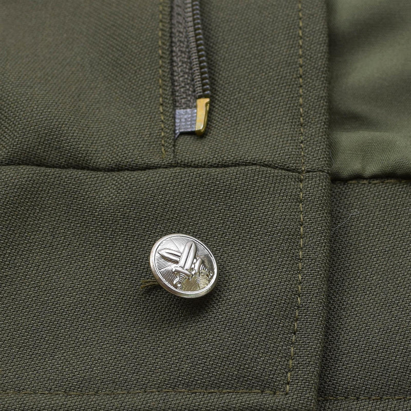 Veste de chemisier militaire tchèque originale pour troupes de campagne, blouson décontracté de l'armée olive, NEUF