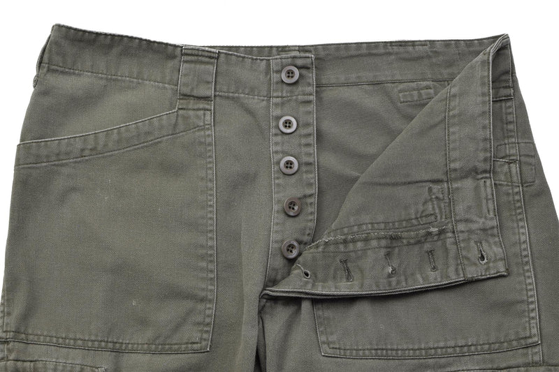 Pantalon de travail cargo original de l'armée autrichienne, pantalon classique de service sur le terrain olive