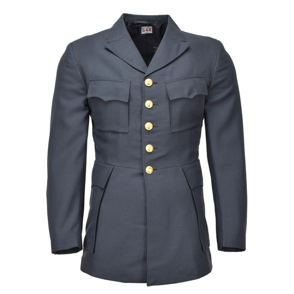 Veste d'uniforme de marine de l'armée suédoise vintage originale