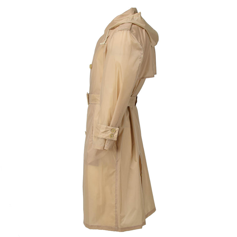 Manteau long imperméable militaire kaki français d'origine, imperméable, tenue de soirée, NEUF