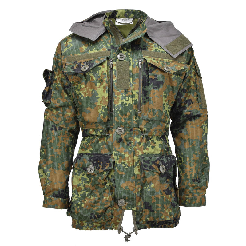 Veste militaire ripstop Leo Kohler en cordura tactique camouflage flecktarn