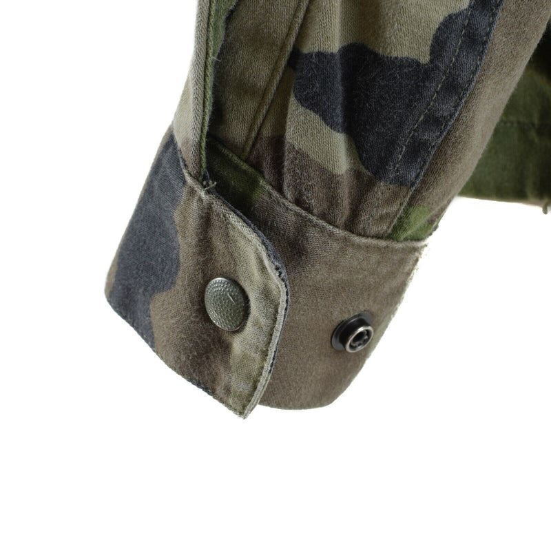 Véritable veste de combat F2 de l'armée française fatigue camouflage CE surplus militaire