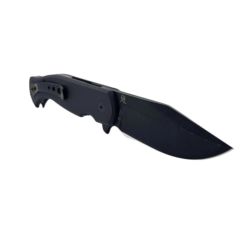 Couteau de poche Fox Knives EASTWOOD TIGER en acier D2 haute vitesse G10 noir tactique