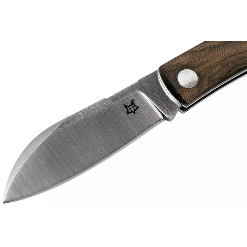 Couteau de poche Fox Knives LIVRI pied de mouton M390 acier manche bois verrouillage par joint coulissant