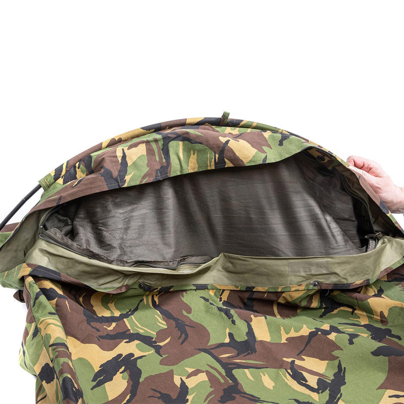 Sac de bivouac militaire néerlandais d'origine DPM camouflage Goretex imperméable coupe-vent