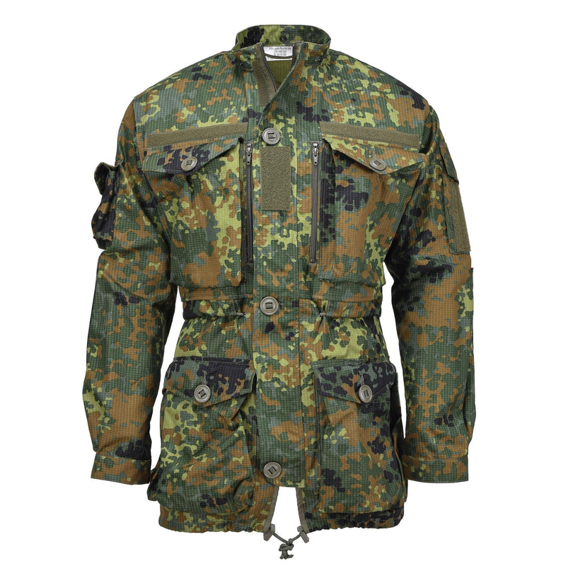 Veste militaire ripstop Leo Kohler en cordura tactique camouflage flecktarn