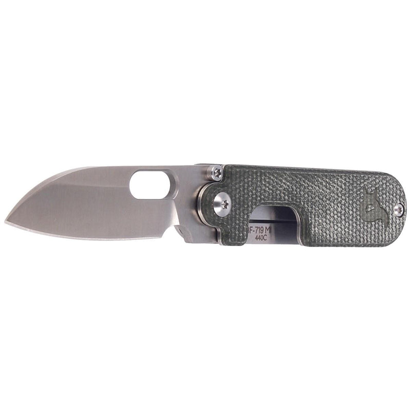 Couteau de poche pliant Fox Knives Brand BEAN GEN2 en acier inoxydable 440C avec revêtement satiné