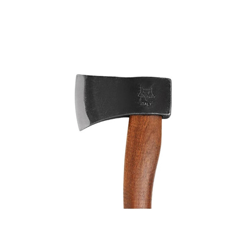 Fox Knives YANKEE Axe rasoir tranchant robuste en acier au carbone C45 manche en bois HIKORY