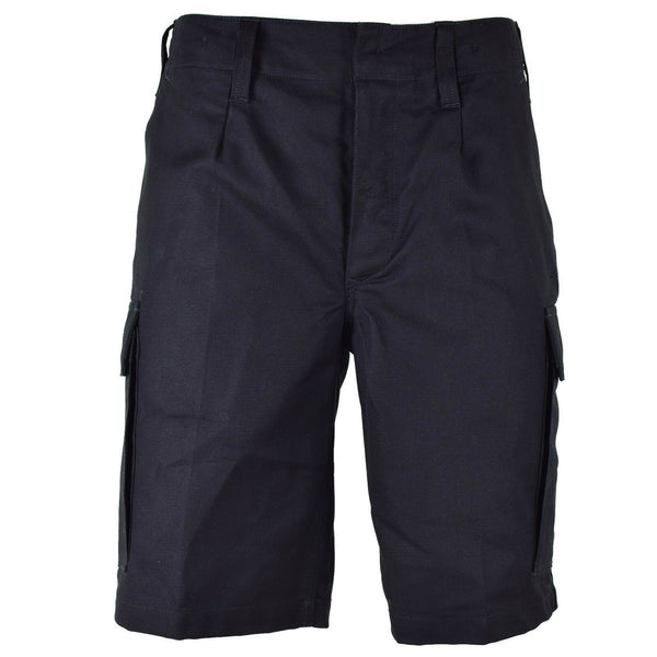 Véritable short en molleton de l'armée allemande, durable, cargo, été, noir, pour homme, NEUF