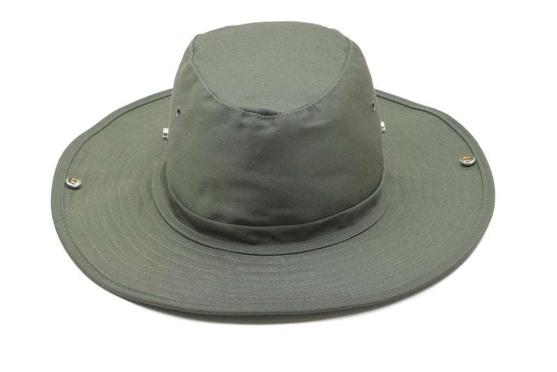 Chapeau de brousse de style militaire de marque MFH, casquette seau de style panama de jungle d'été olive NEUF