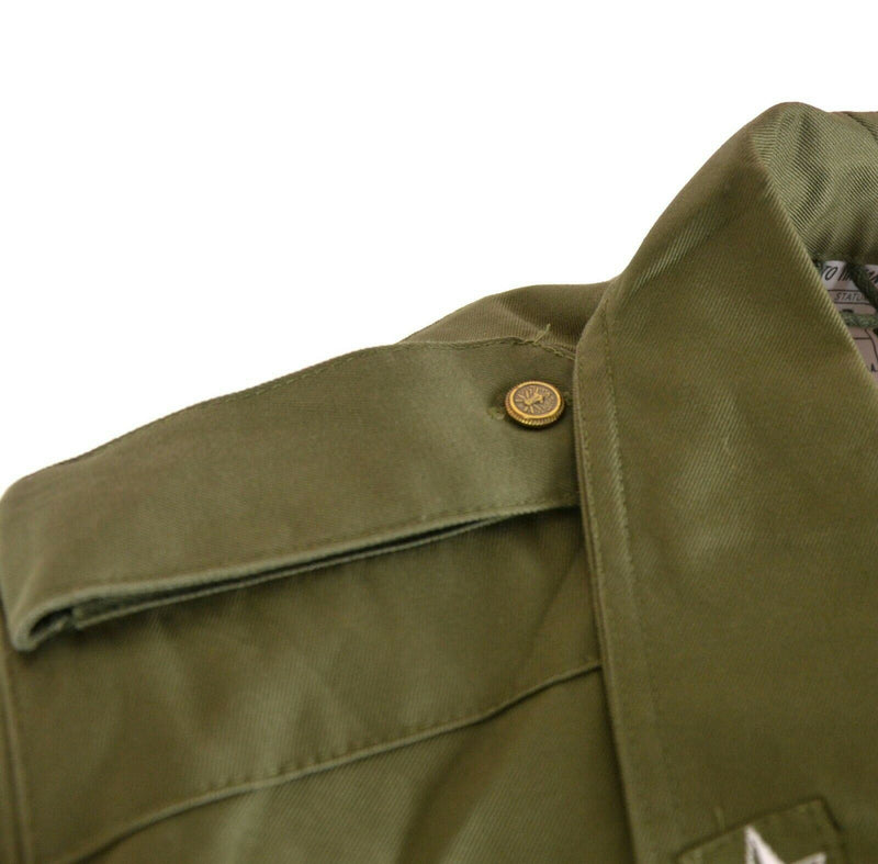 Veste militaire parka vert olive originale de l'armée italienne Manteau de surplus BDU