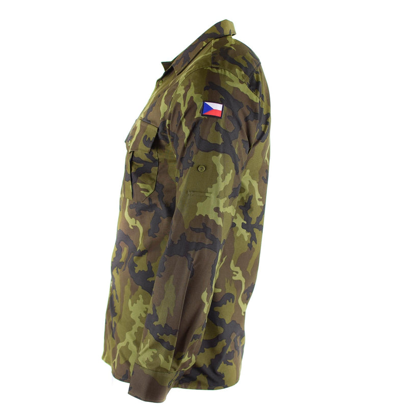 Véritable chemise de l'armée tchèque Woodland camo vz 95 uniforme de campagne surplus militaire NEUF